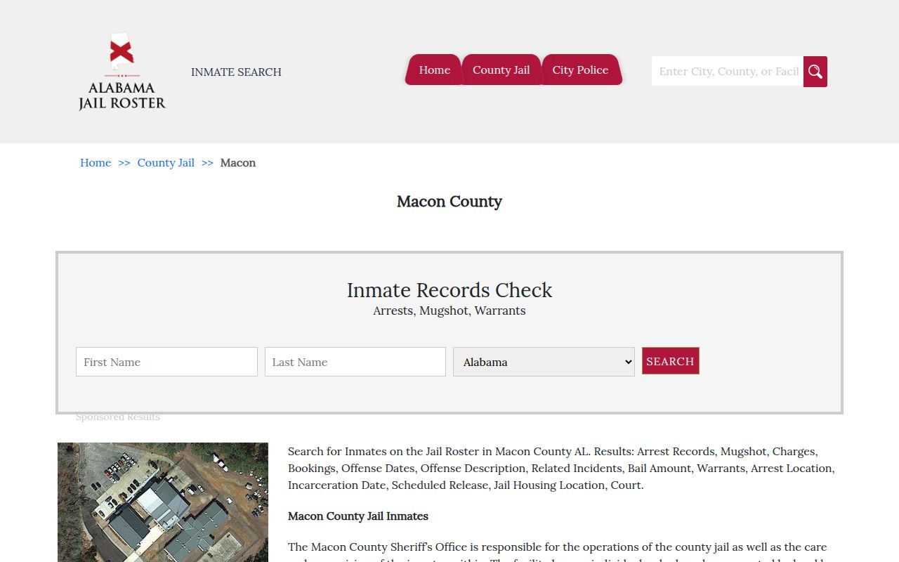 Macon County jail information