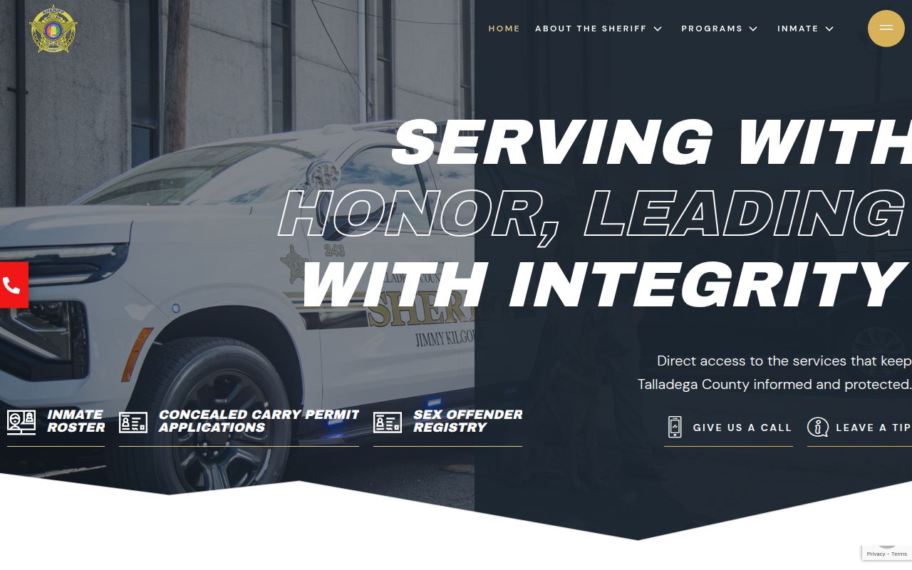 Talladega County Sheriff's Homepage